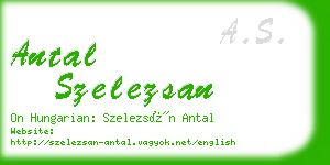 antal szelezsan business card